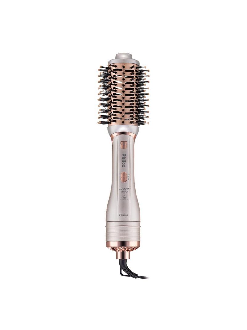 Escova secadora philco pes19sg 1300w bivolt prata