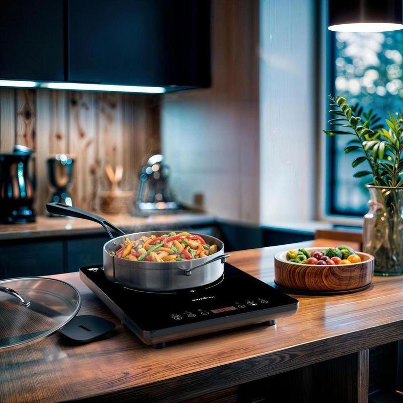 Cooktop Portátil De Indução Britânia BCT10A 220V