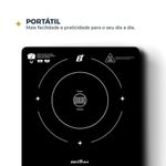 Cooktop Portátil De Indução Britânia BCT10A 110V