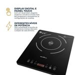 Cooktop Portátil De Indução Britânia BCT10A 110V