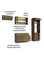 Armário de cozinha completa 270cm stella madesa 09
