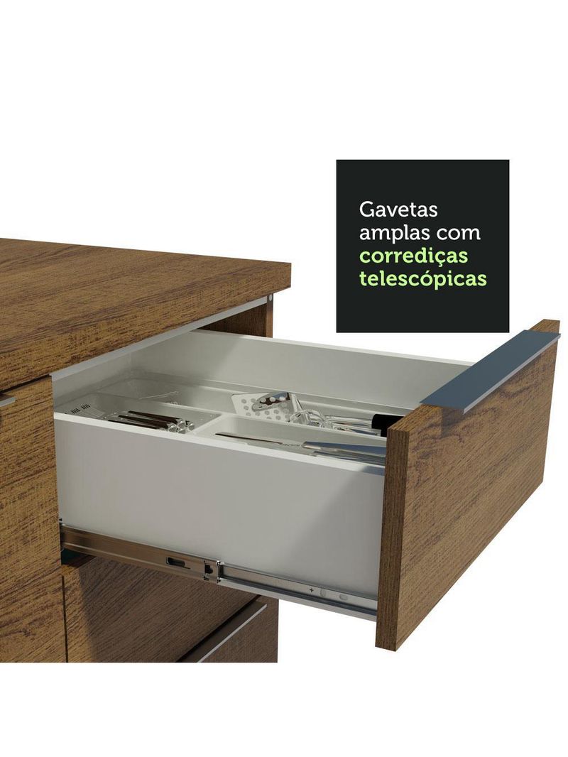 Armário de cozinha completa 270cm stella madesa 09