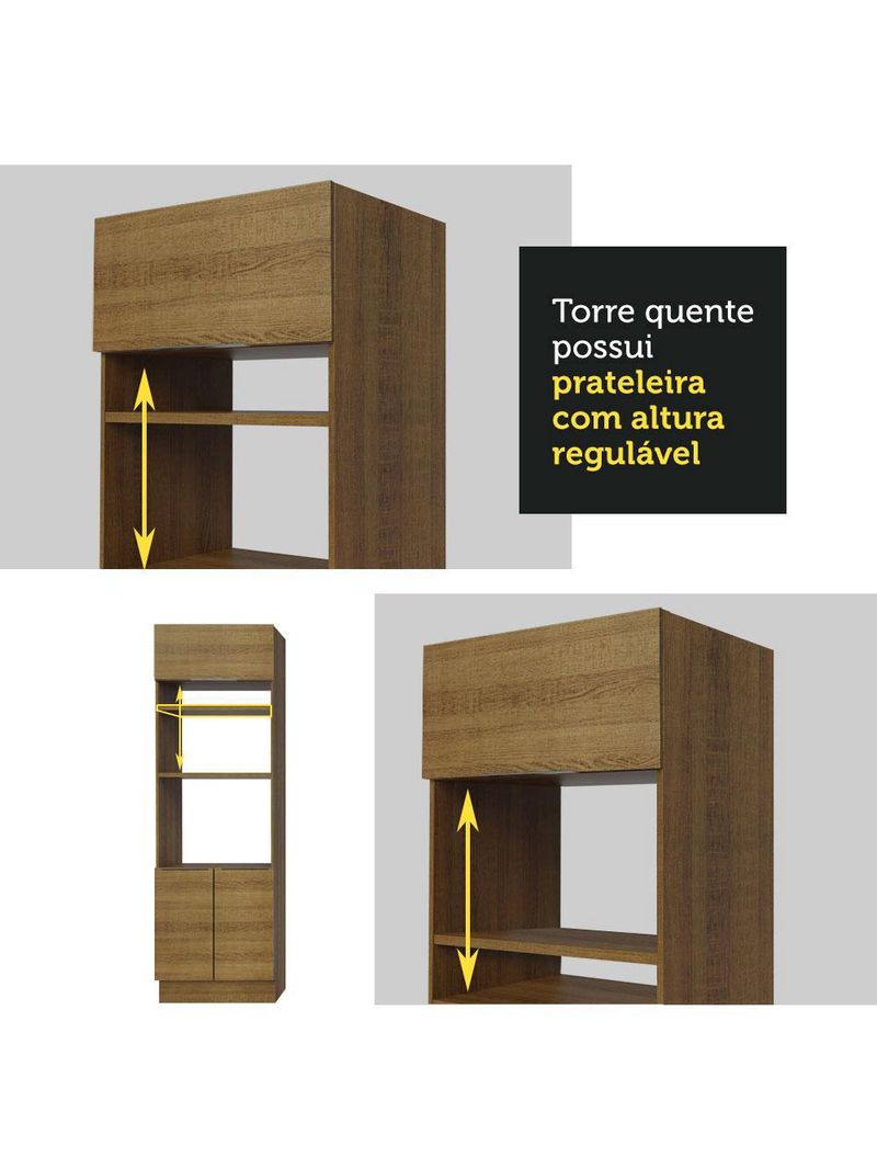 Armário de cozinha completa 270cm stella madesa 09