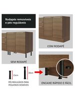 Armário de cozinha completa 270cm stella madesa 09