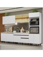 Armário de cozinha completa 310cm branco reims madesa xa01