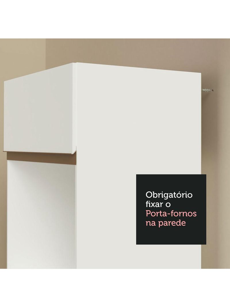 Armário de cozinha completa 310cm branco reims madesa xa01