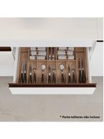 Armário de cozinha completa 310cm branco reims madesa xa01