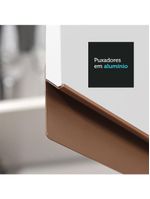 Armário de cozinha completa 310cm branco reims madesa xa01