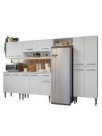 Armário de cozinha completa 293cm branco emilly madesa 011