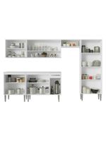 Armário de cozinha completa 293cm branco emilly madesa 011