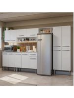 Armário de cozinha completa 293cm branco emilly madesa 011