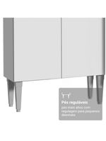 Armário de cozinha completa 293cm branco emilly madesa 011