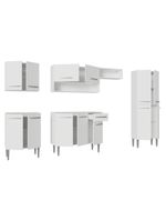 Armário de cozinha completa 293cm branco emilly madesa 011