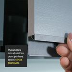 Armário de cozinha completa 300cm cinza nice madesa 08
