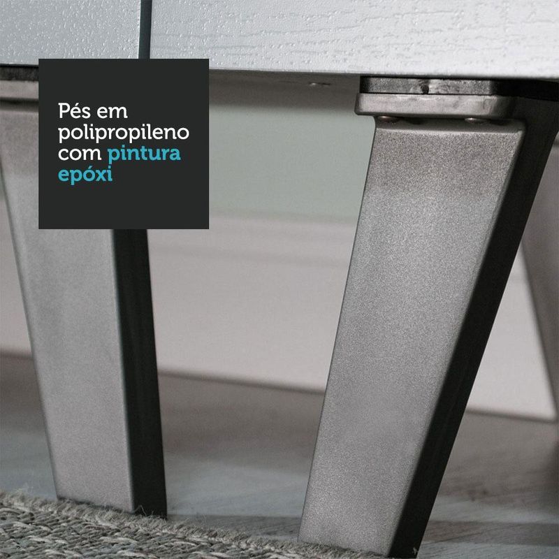 Armário de cozinha completa 300cm cinza nice madesa 08
