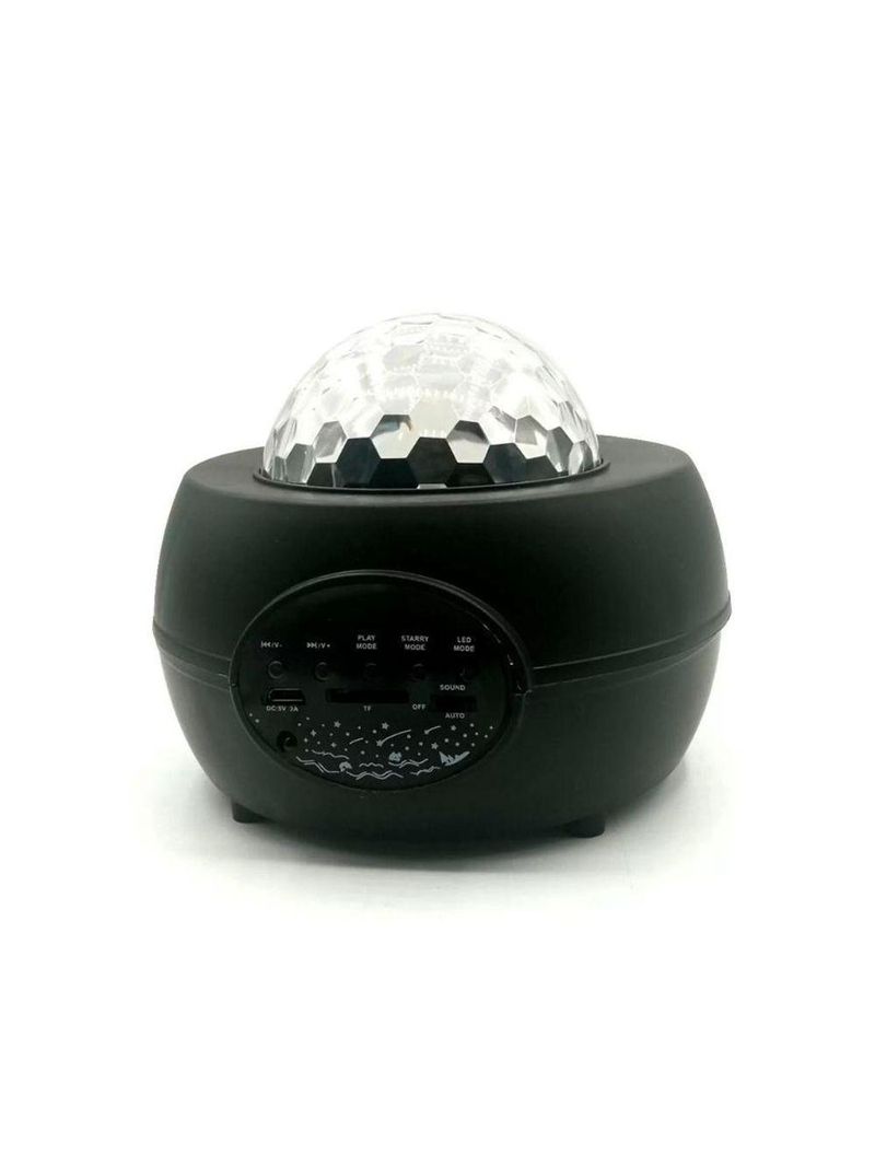 Luminaria Abajur Projetor Estrelas Galaxia Caixa De Som Bluetooth Rgb
