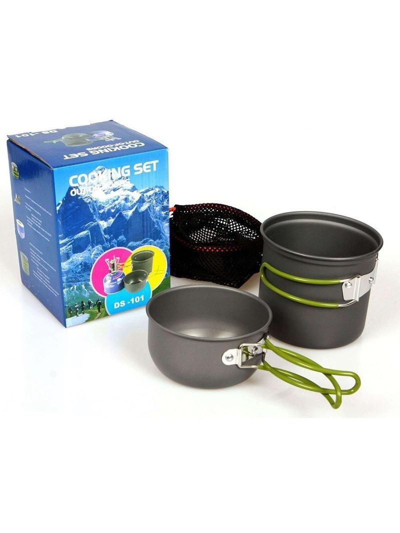 Kit Panelas Aluminio Kit Camping Cozinha Acampamento Outdoor Panela Viagem Praia Pesca Bolsa Sacola