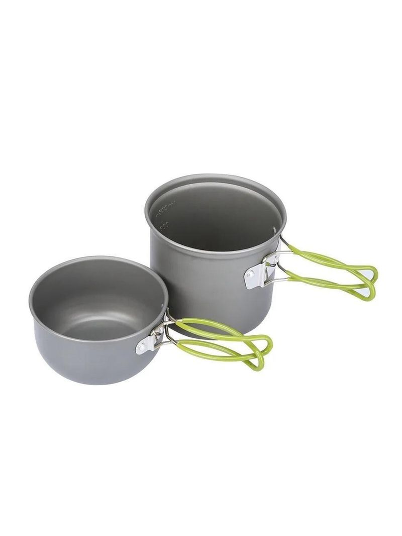 Kit Panelas Aluminio Kit Camping Cozinha Acampamento Outdoor Panela Viagem Praia Pesca Bolsa Sacola