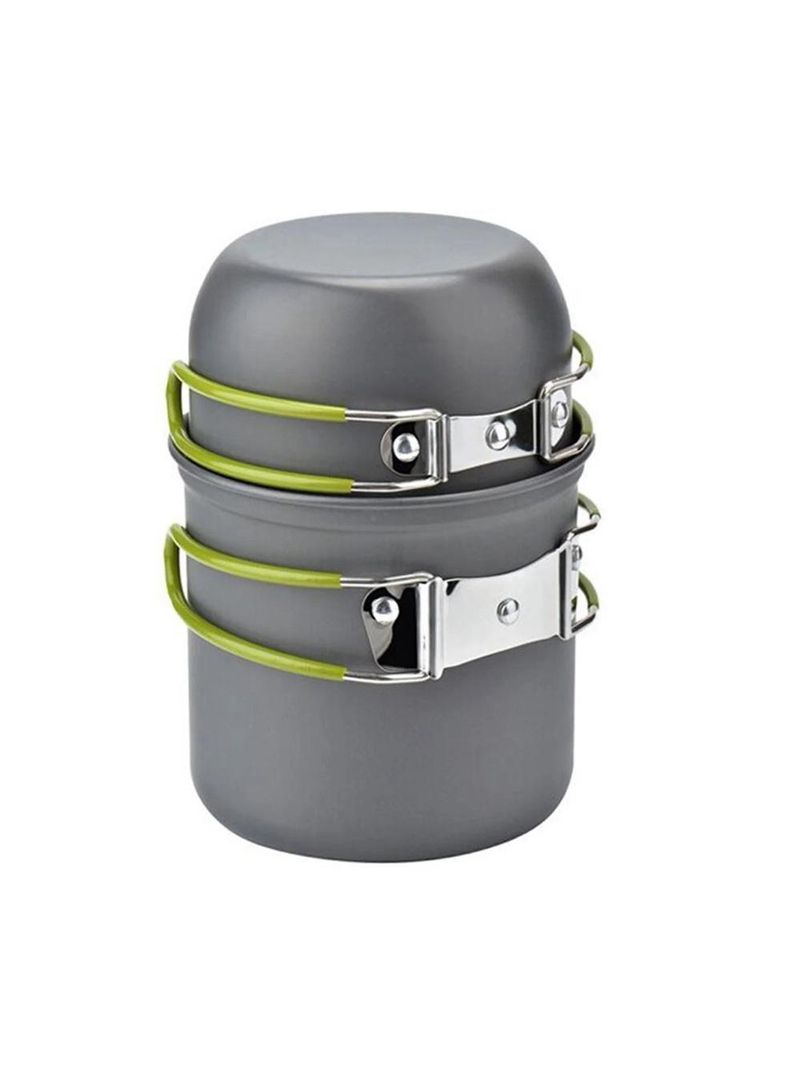 Kit Panelas Aluminio Kit Camping Cozinha Acampamento Outdoor Panela Viagem Praia Pesca Bolsa Sacola