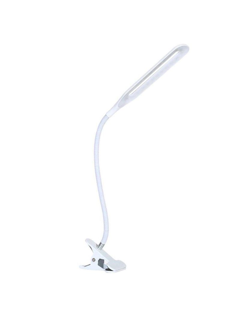 Luminária Led Mesa Alto Brilho Portátil Presilha Usb Notebook Leitura Branco
