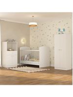 Quarto Infantil Colchão Incluso Meu Bebê Multimóveis Branco