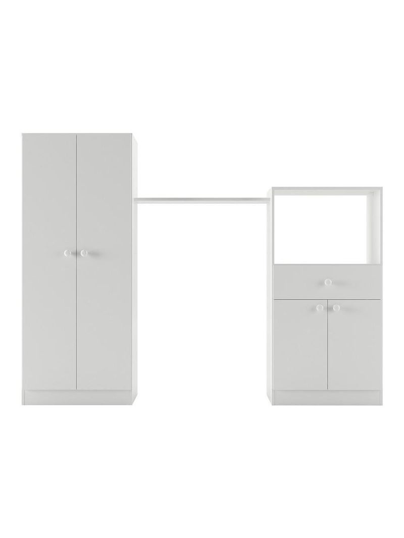 Quarto De Bebê Completo Berço/guarda-roupa/cômoda Fg2869