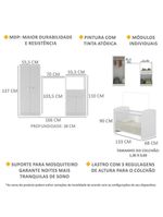 Quarto De Bebê Completo Berço/guarda-roupa/cômoda Fg2869