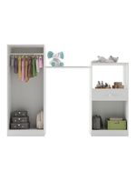 Quarto de Bebê Completo com Berço Guarda-Roupa e Cômoda