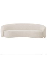 Kit Sofá 3 Lugares 180cm E 2 Poltronas Orgânica Luxo Recepção Amore Linho - Amarena Móveis Cor Bege