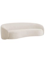 Kit Sofá 3 Lugares 180cm E 2 Poltronas Orgânica Luxo Recepção Amore Linho - Amarena Móveis Cor Bege