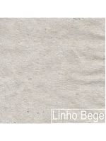 Kit Sofá 3 Lugares 180cm E 2 Poltronas Orgânica Luxo Recepção Amore Linho - Amarena Móveis Cor Bege