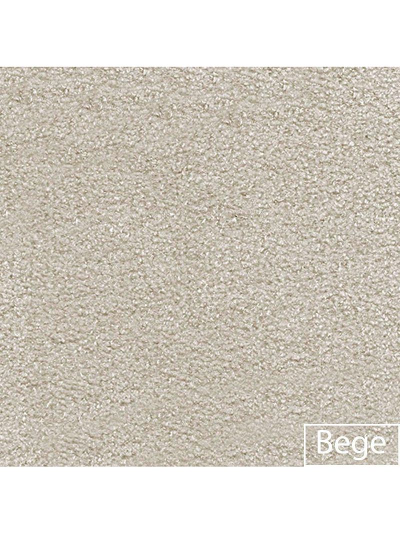 Kit Sofá Modular 5 Lugares Moderno Curvo Orgânico Adapt Bouclé - Amarena Móveis Cor Bege