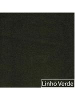 Kit Sofá Modular 5 Lugares Moderno Curvo Orgânico Adapt Linho - Amarena Móveis Verde