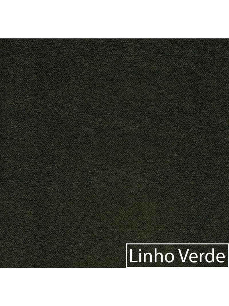 Kit Sofá Modular 5 Lugares Moderno Curvo Orgânico Adapt Linho - Amarena Móveis Verde