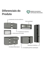 Armário de cozinha completa 280 cm suspensa  nice madesa 04