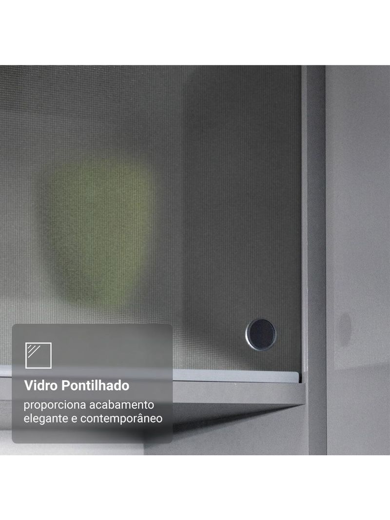 Armário de cozinha completa 280 cm suspensa  nice madesa 04
