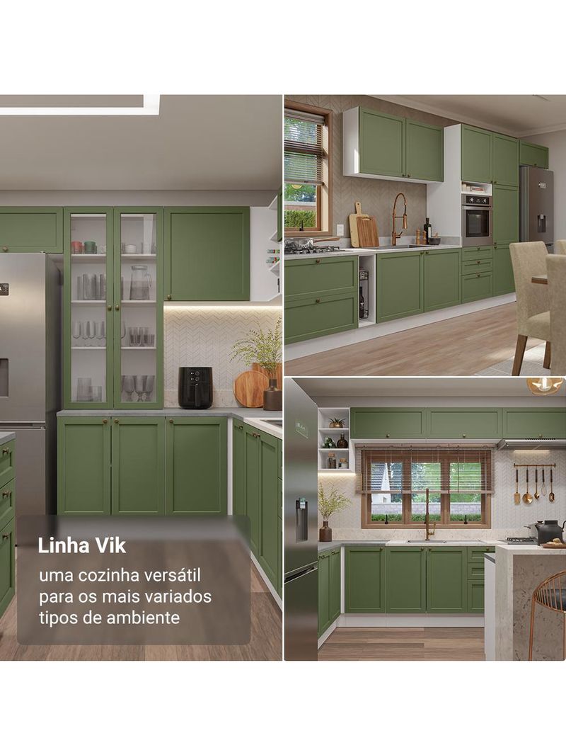 Armário de cozinha completa 270 cm vik madesa 04
