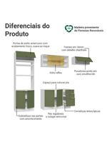 Armário de cozinha completa 270 cm vik madesa 04