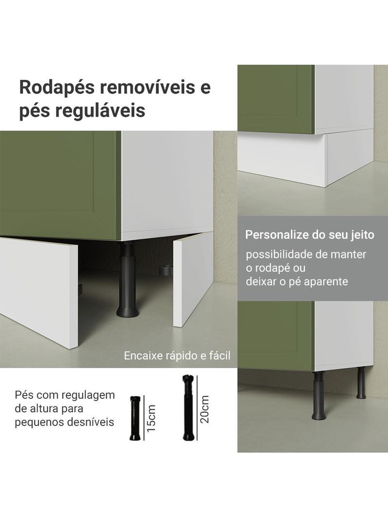 Armário de cozinha completa 270 cm vik madesa 04