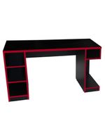 Mesa Para Computador Notebook Gamer Pro Preto-vermelho - Fit Mobel