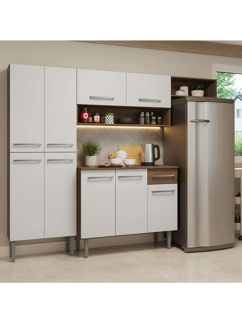 Armário de cozinha completa 229cm emilly madesa 016