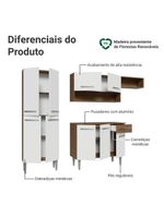 Armário de cozinha completa 229cm emilly madesa 016