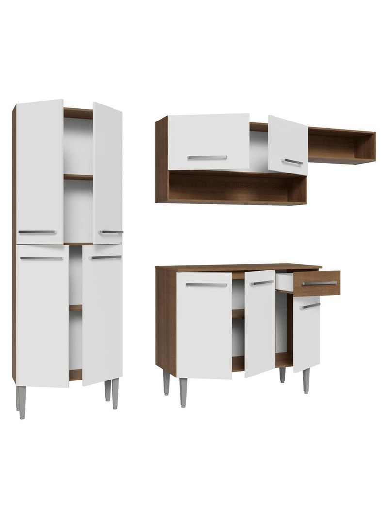 Armário de cozinha completa 229cm emilly madesa 016