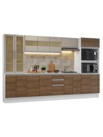 Armário de cozinha completa 100% mdf 310 cm smart madesa 03