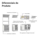 Armário de cozinha completa 100% mdf 310 cm smart 02