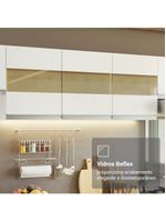 Armário de cozinha completa 100% mdf 310 cm smart 02