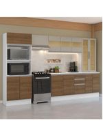 Armário de cozinha completa 100% mdf 310 cm smart madesa 04