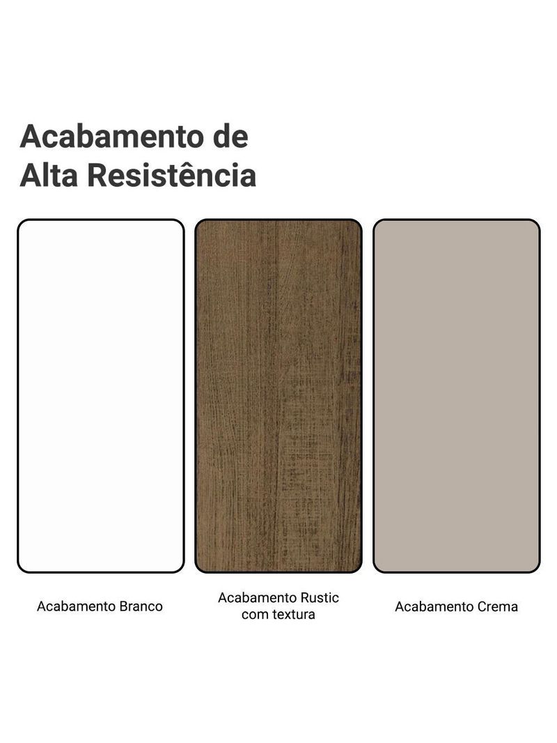 Armário de cozinha completa 100% mdf 310 cm smart madesa 04