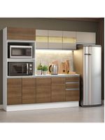 Armário de cozinha completa 100% mdf 250cm smart madesa 03