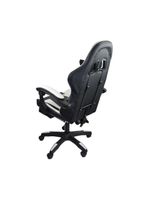 Cadeira Gamer Stillus Ergonômica Com Apoio Para Os Pés Preto E Branco